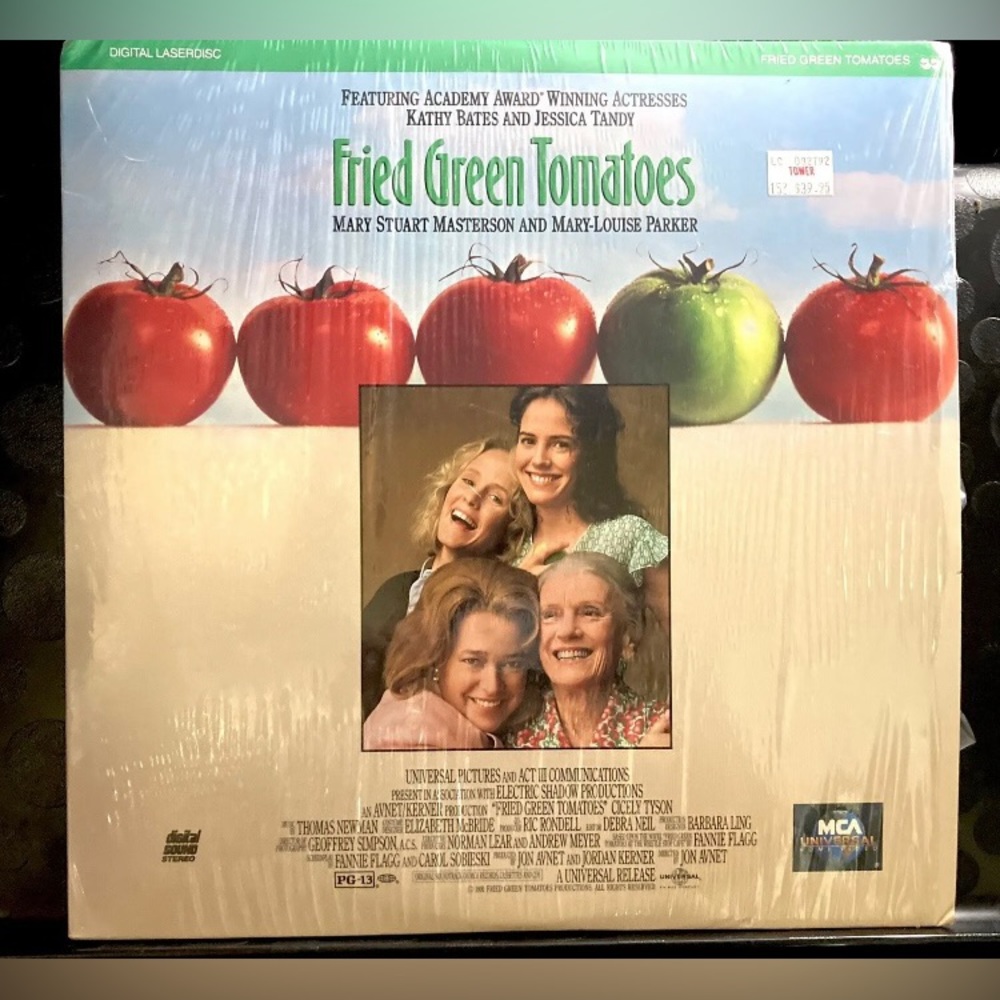 Vintage Fried Green Tomatoes Laserdisc New Old Stock Excellent Unused Condition
